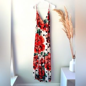 FARM Rio floral and polka dot dress. Size 0.